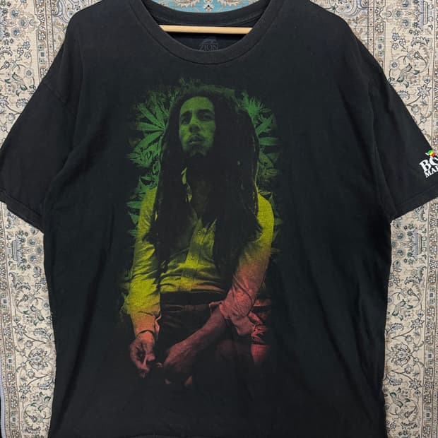 ZION 밥말리 프린팅 티셔츠1608