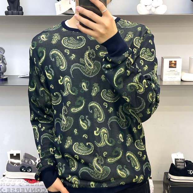 토가 비릴리스 13ss 페이즐리 자카드 니트