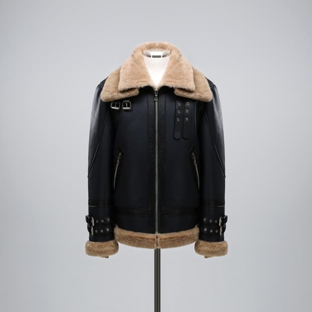 Real LambSkin - Double K Leather Mustang