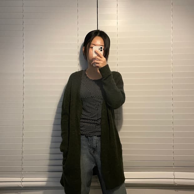 아크네 스튜디오 모헤어 가디건