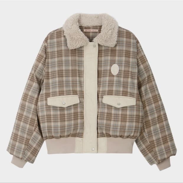 비터셀즈 위티 푸퍼 자켓 체크 FREE