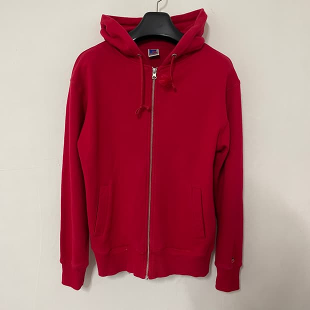 러셀 빈티지 후드집업 