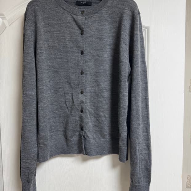 탑텐 여성 울가디건 차콜 95사이즈