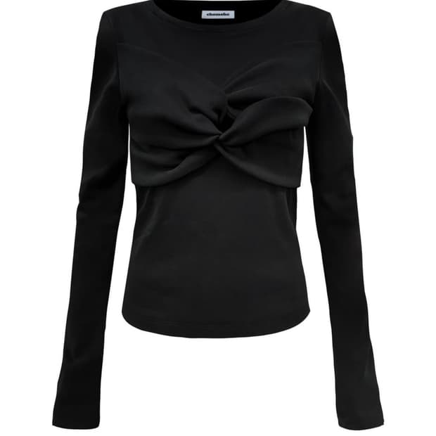 체메씨 Chemehc KNOT LONG SLEEVE TEE 블랙
