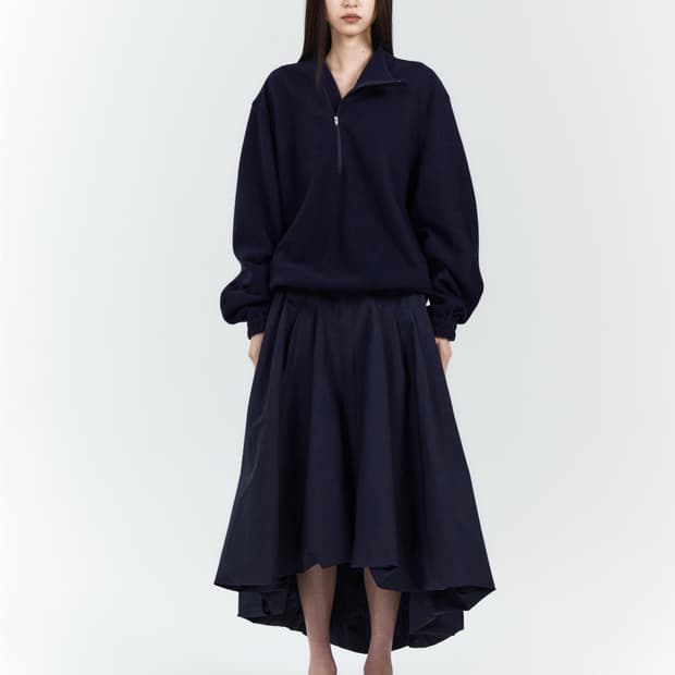 EE 이이 LONG ASYMMETY BALLOON SKIRT 스커트