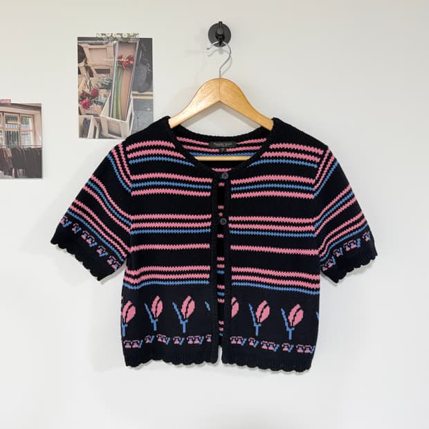 [S] 써스데이아일랜드 숏 가디건