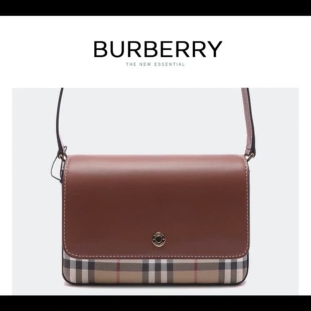 버버리 크로스백 브라운 정품