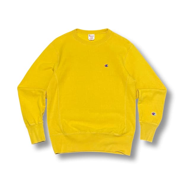 [L] 챔피온 리버스위브 맨투맨 옐로우