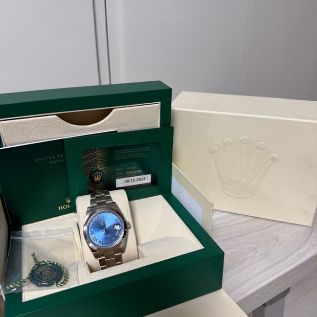 [판매] 롤렉스 데이저스트 41mm 126300 청 판로만 - 24년