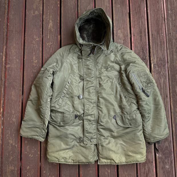 알파인더스트리 N-3B 패딩 자켓 카키