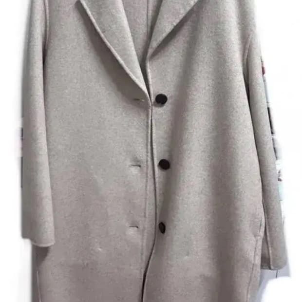 에잇세컨즈 핸드메이드 롱코트 베이지