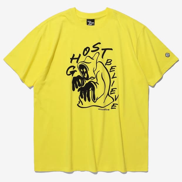 [새상품]나이스고스트클럽 GHOST BELIEVE TEE_YELLOW