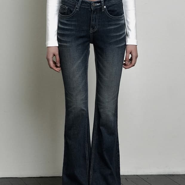 SAND CAT WASHING DENIM PANTS BLUE