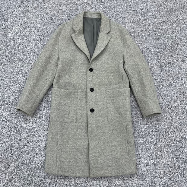 100 한섬 시스템 울 롱코트 0313M