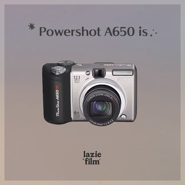 미품✧･ﾟ캐논 파워샷 A650is 빈티지디카 디카 셀카