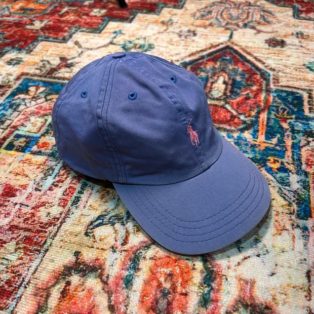 [OS] 폴로 스포츠 라벤더 컬러 로고 볼캡(미국생산)