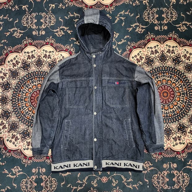 칼 카니 후드 데님 자켓 (L)