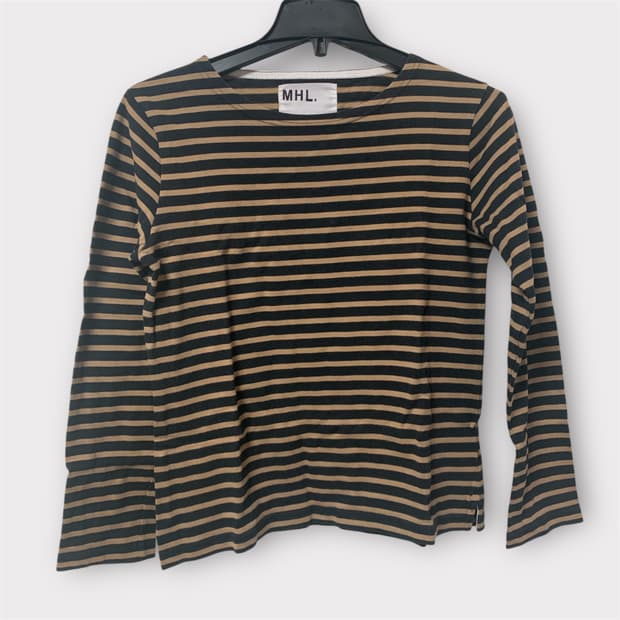 MHL 마가렛호웰 스트라이프 티셔츠
