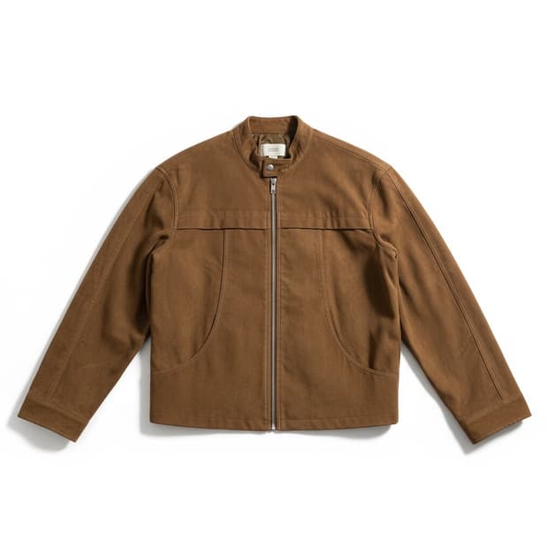 LAFUDGE STORE 브라운 스웨이드 스타일 자켓