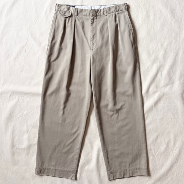 [33] 90s USA 폴로 랄프로렌 베이지 투턱 치노팬츠