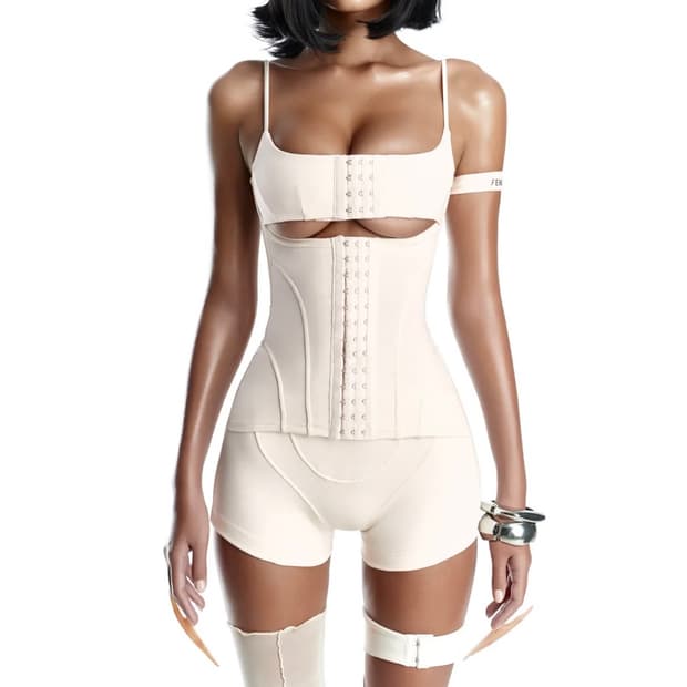 FENG SYSTEM Gen Tan Playsuit Size M