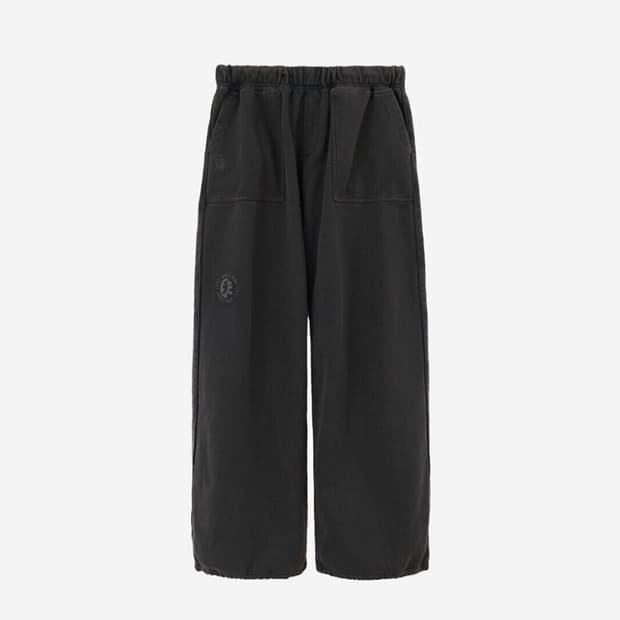 폴리테루 1011 퍼티그 스웨트팬츠 1.2v 블리치드 블랙