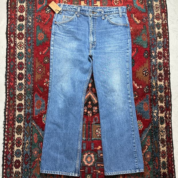 90's USA Made 리바이스 517 오렌지탭 부츠컷 플레어진