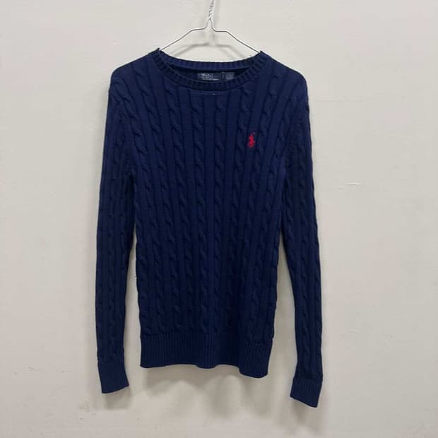 폴로랄프로렌 꽈배기 니트