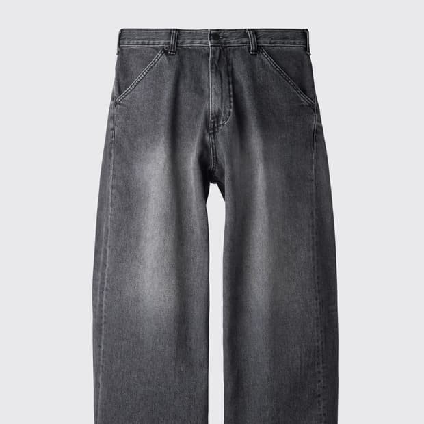 해칭룸 와이드 커브진 블랙 3(M) 사이즈