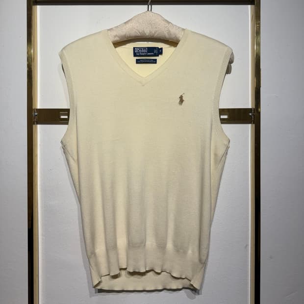 Polo by Ralph Lauren 브이넥 니트 조끼 베스트 S