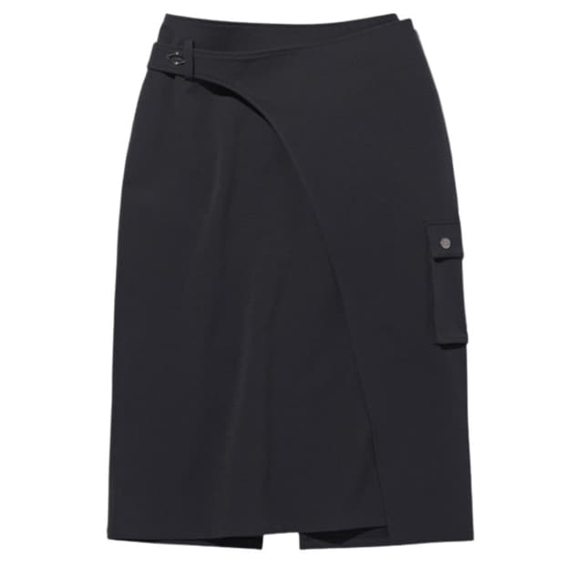 미스치프 카고 미디 스커트 차콜