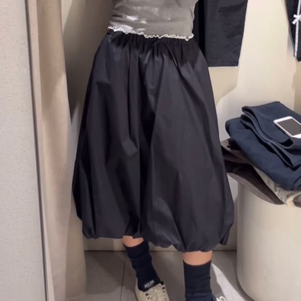 자라 키즈 레이스 벌룬 스커트