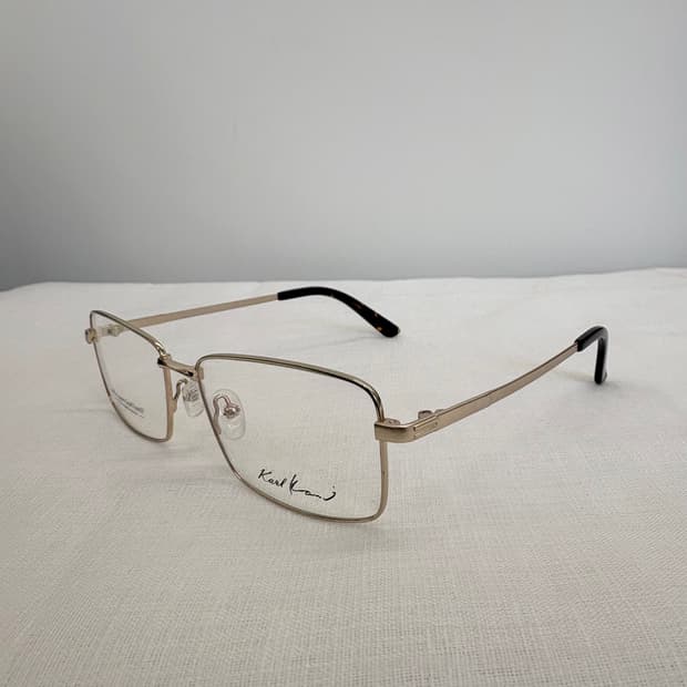 KARL KANI 골드 스퀘어 메탈 빈티지안경