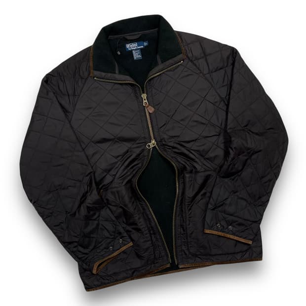 폴로 랄프로렌 퀼팅 투웨이 딥 브라운 투웨이 자켓