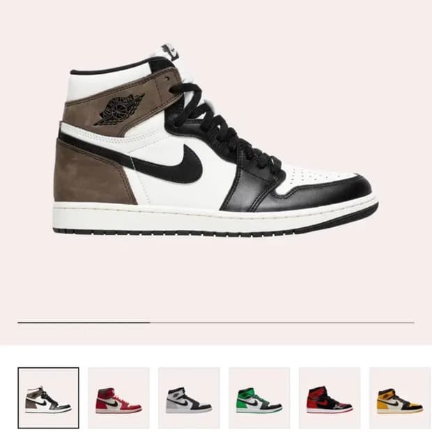 조던1 하이 다크모카 300 새상품