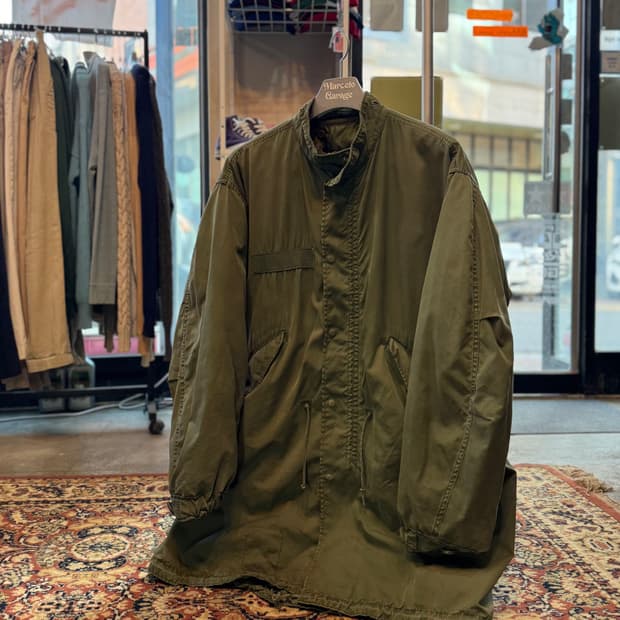 70s 미군 오리지널 야상 피쉬테일 파카 m65 S(M~XL) 527