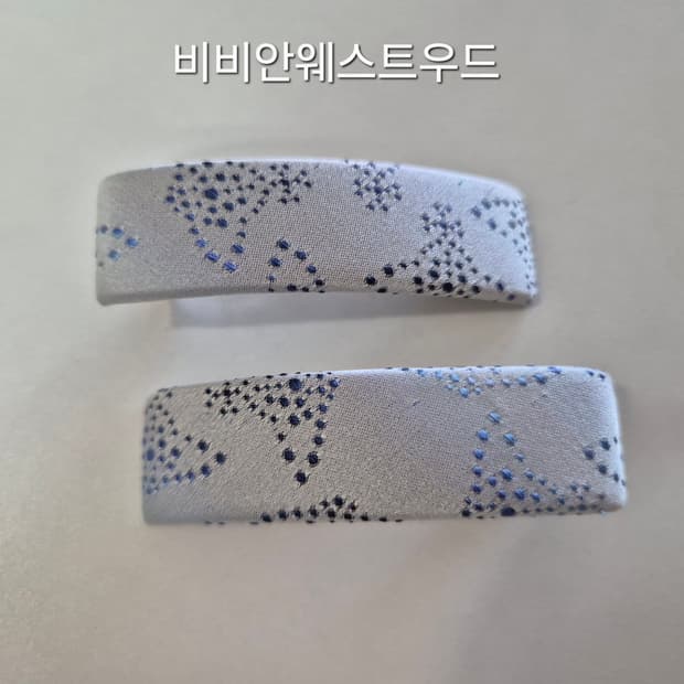 (정품원단)비비안웨스트우드 헤어핀 집게핀 2개