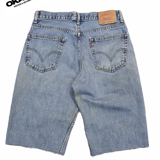 LEVI'S 550 컷오프 더티워싱 커스텀 팬츠