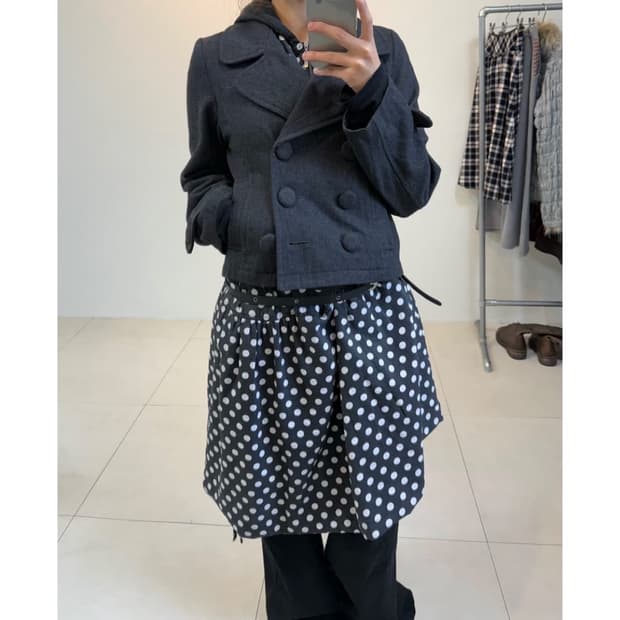 피쉬룸 빈티지 울 혼방 자켓