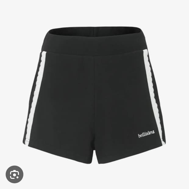 벨리아르 코튼 레이스 쇼츠 블랙