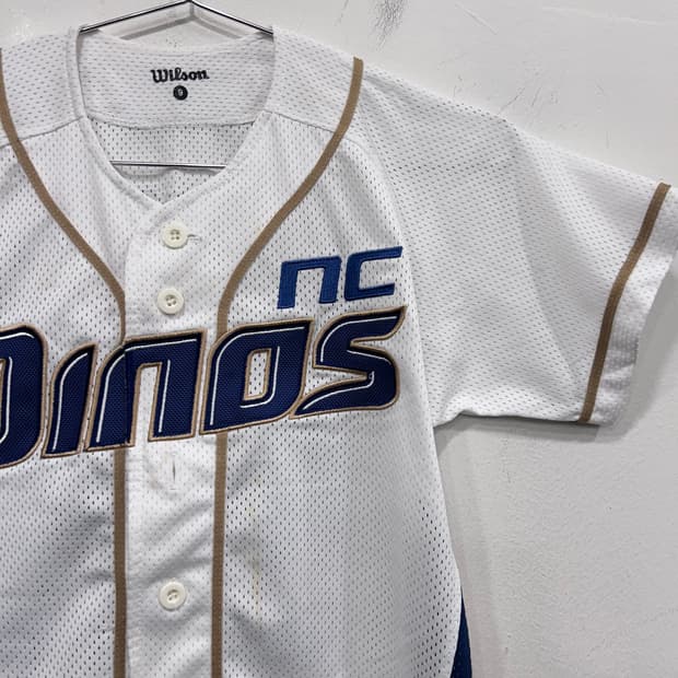 윌슨 NC 다이노스 키즈 반팔 야구 저지