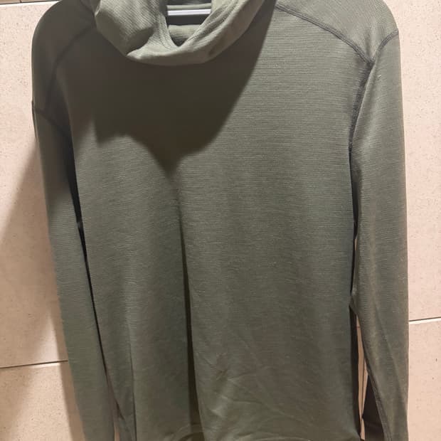 CAYL 울 혼방 후디 롱슬리브