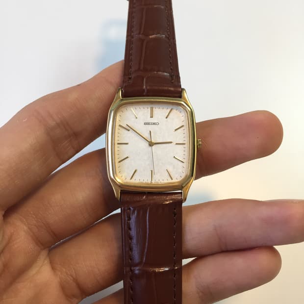80s seiko chariot gold quartz