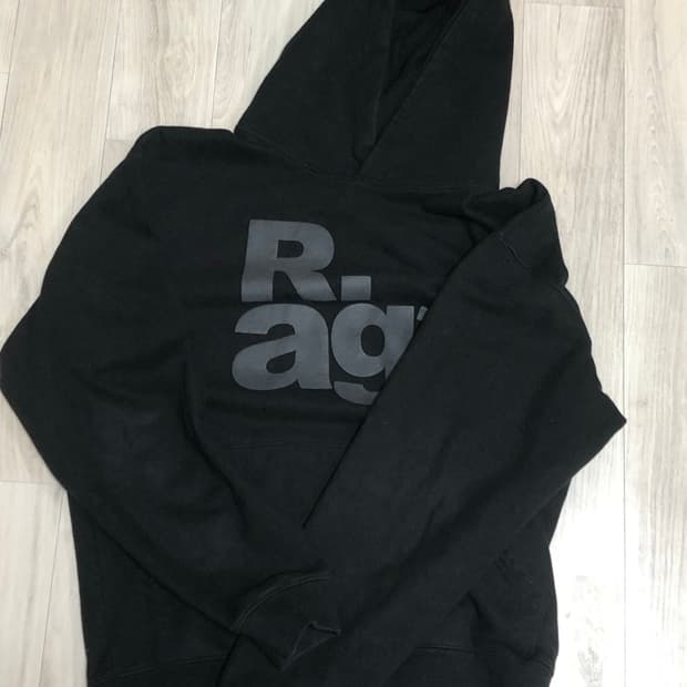 TCM rag hoodie (black)