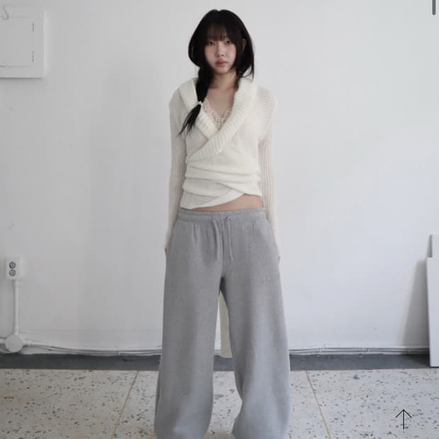 클라따 블랭킷 조거팬츠 그레이