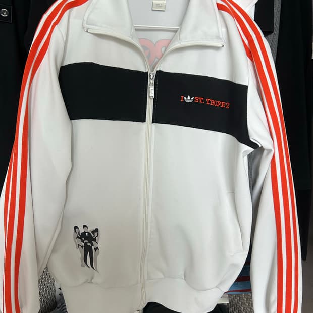 아디다스져지 화이트 ST. TROPEZ