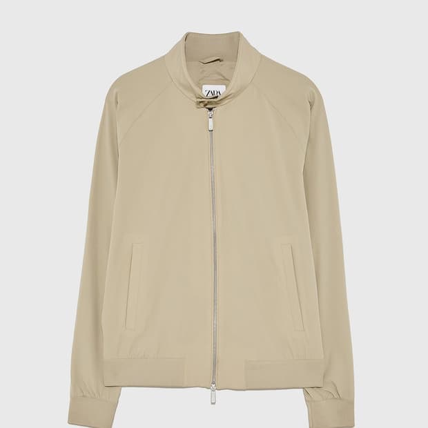 (새상품)자라 베이지 해링턴 자켓 L(100~105)