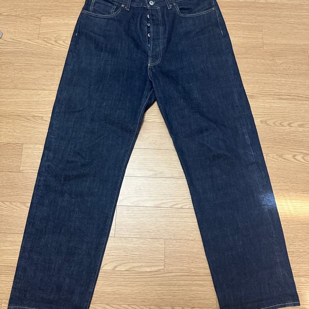 아웃스탠딩 W.W.II 셀비지 데님 팬츠 L