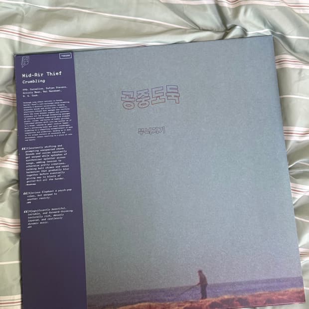 공중도둑 무너지기 lp(개봉)