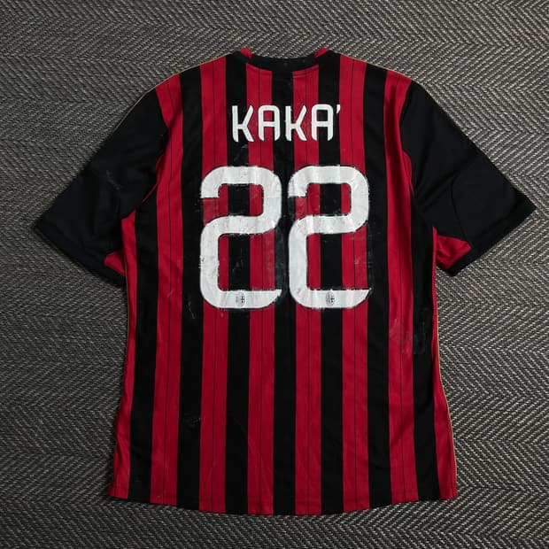 아디다스 ac밀란 13-14 시즌 리그 패치 카카 유니폼o 4126